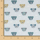 Viyela Baumwolle Teddybär Blau - Ribes y Casals