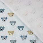 Viyela Baumwolle Teddybär Blau - Ribes y Casals