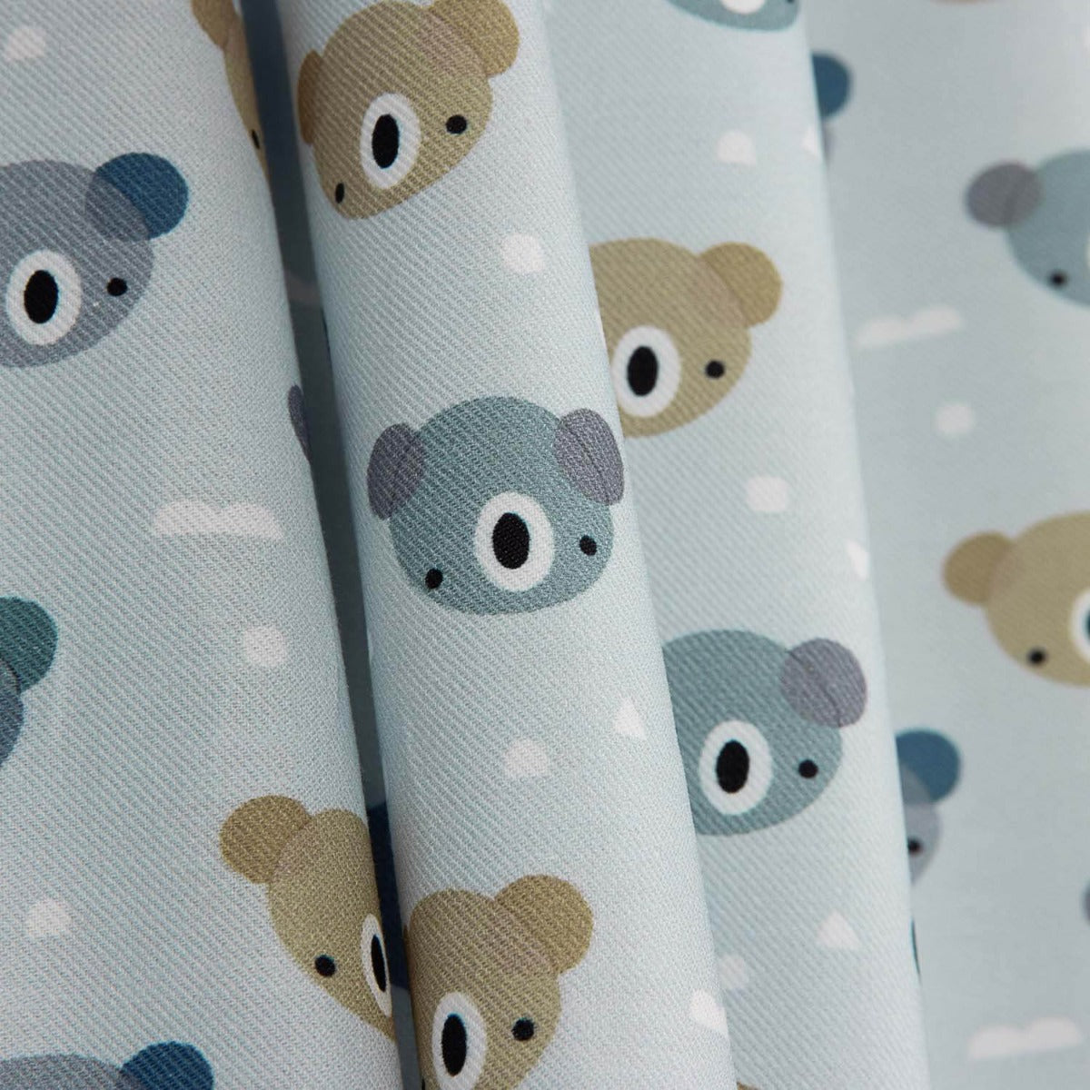 Viyela Baumwolle Teddybär Blau - Ribes y Casals