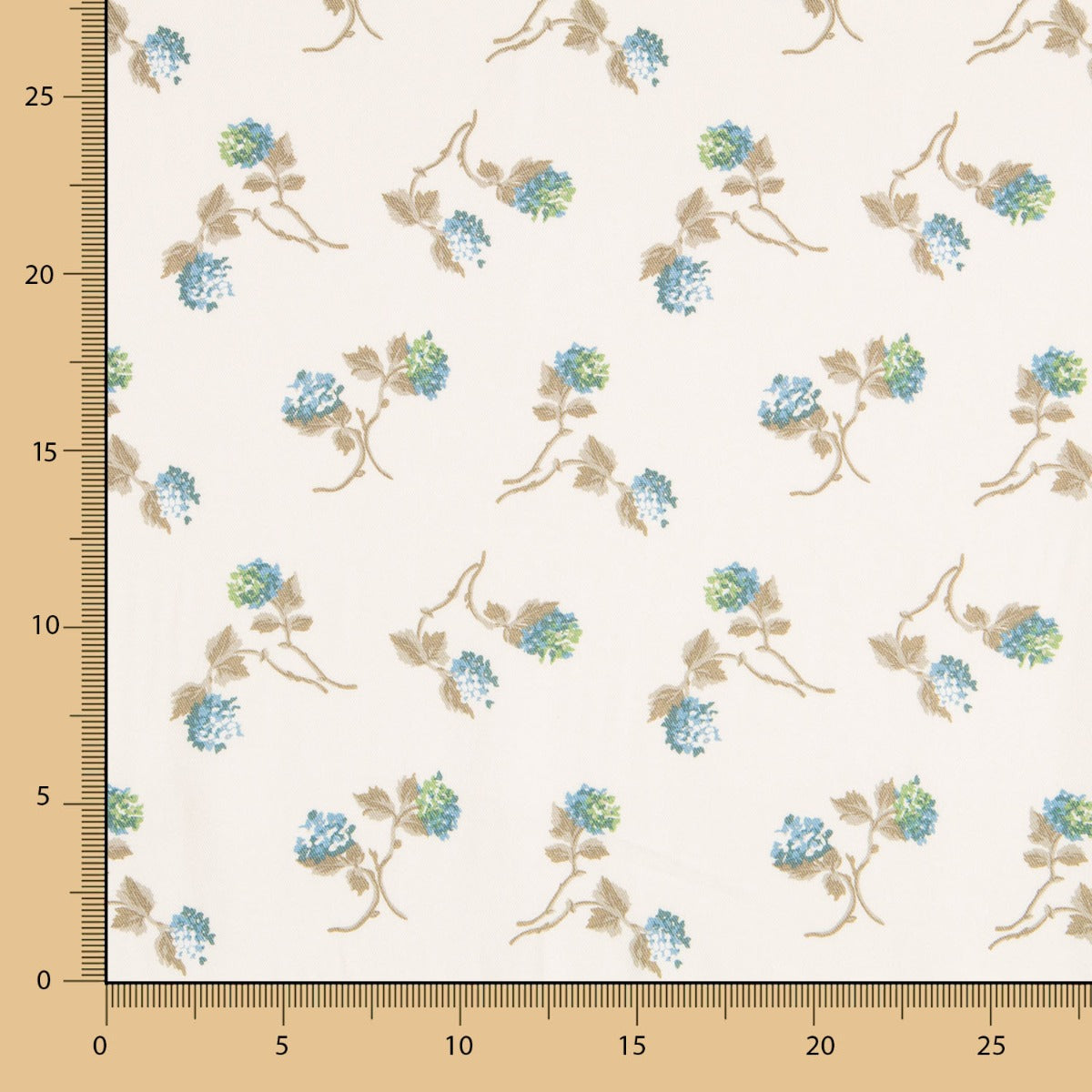 Blaue Kretonne Blume Viyela - Ribes y Casals
