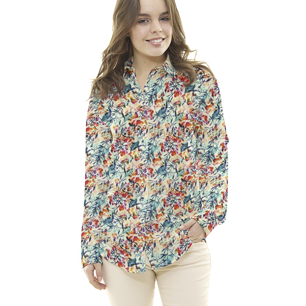 Voile Baumwolle Gelb Wald - Ribes y Casals