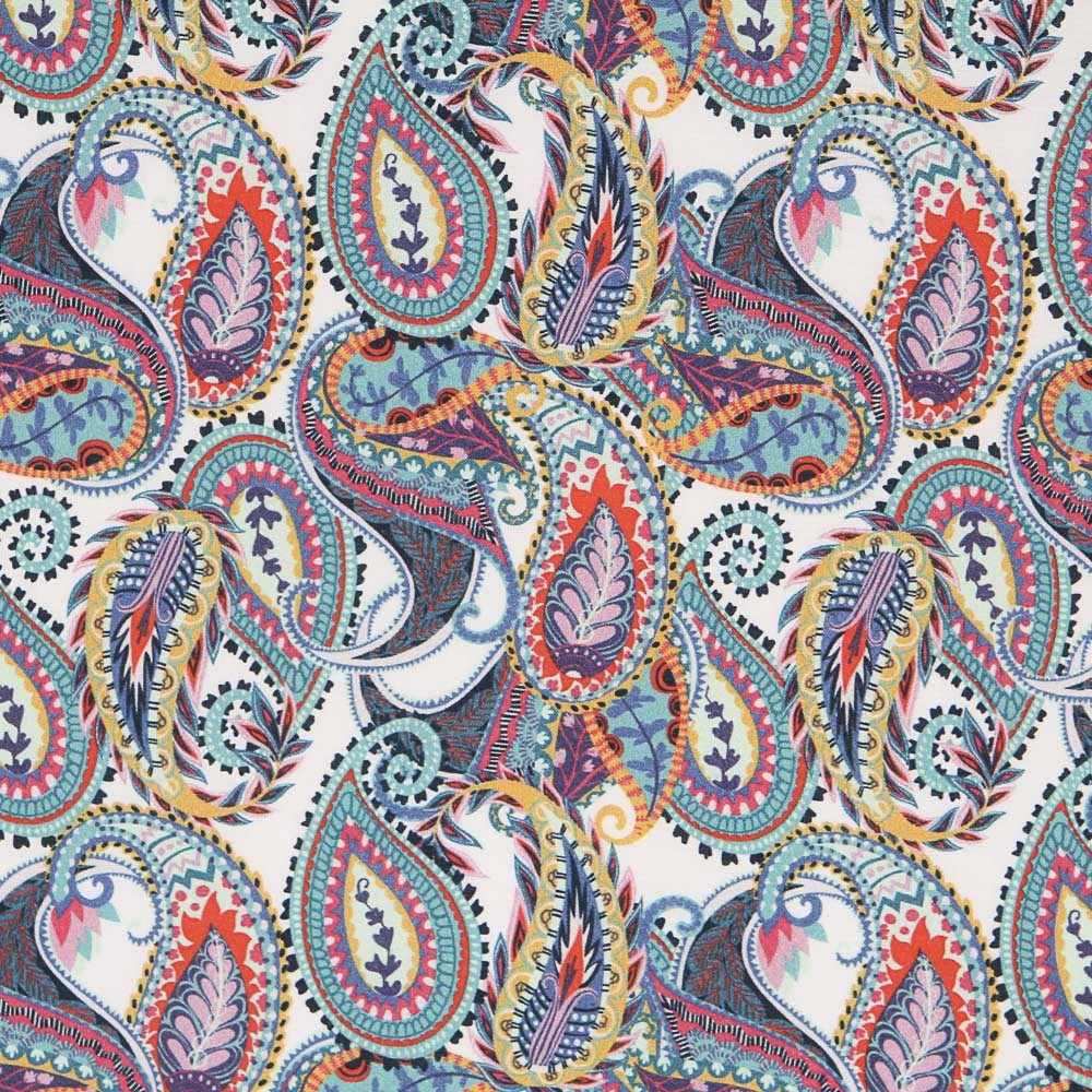 Voile Baumwolle Kaschmir Multicolor - Ribes y Casals