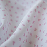 Voile Baumwolle Baumwolle Herzen Rosa - Ribes y Casals