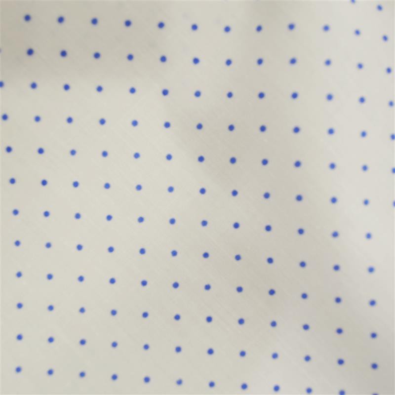 Voile Baumwolle Polka Dot Blau - Ribes y Casals