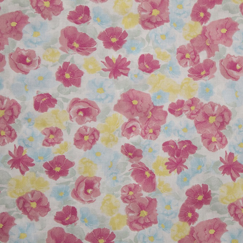 Voile Baumwolle Malerei Multicolour Blume Malerei - Ribes y Casals