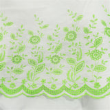 Bestickter Voile Pistazie - Ribes y Casals