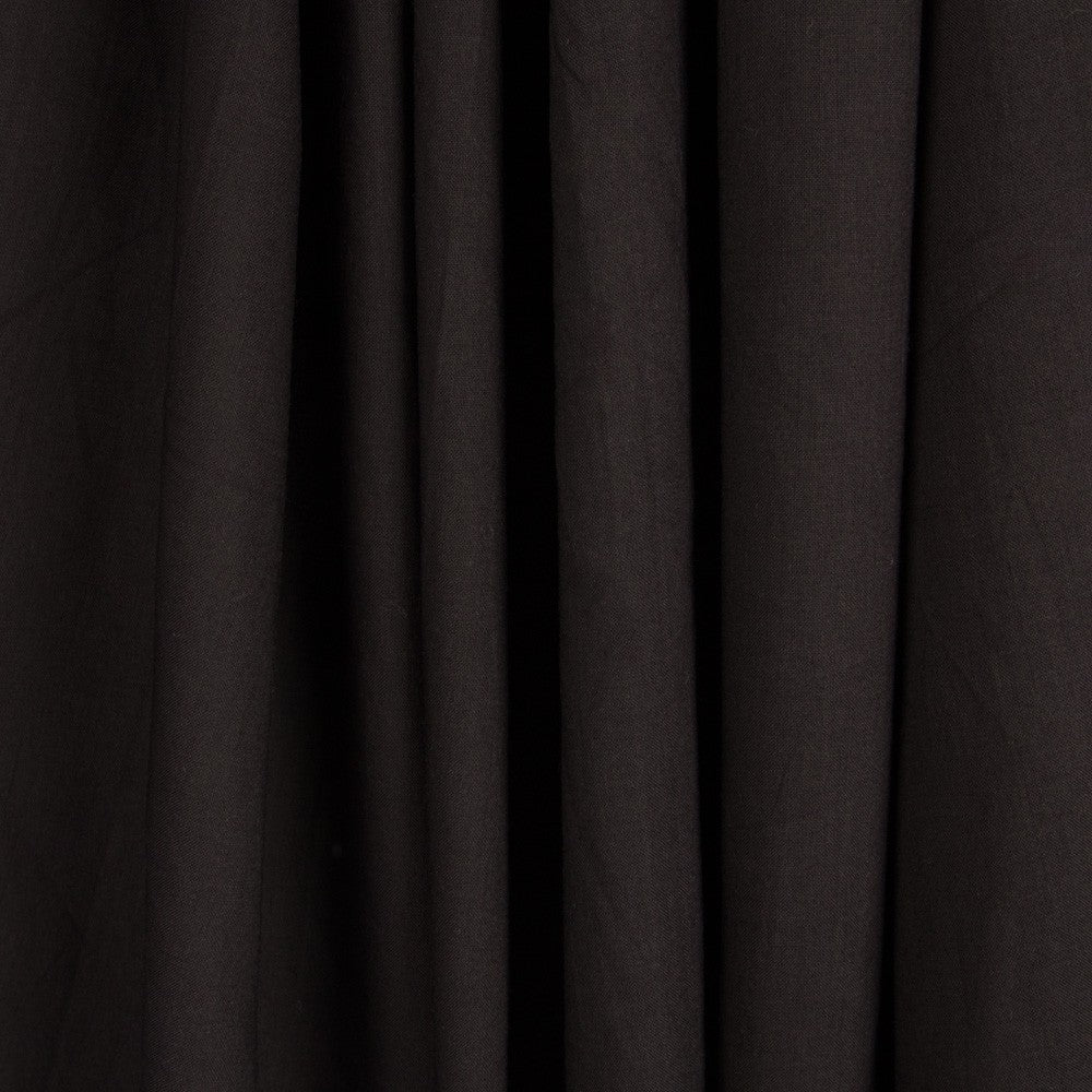 Schwarzer Baumwoll-Voile - Ribes y Casals
