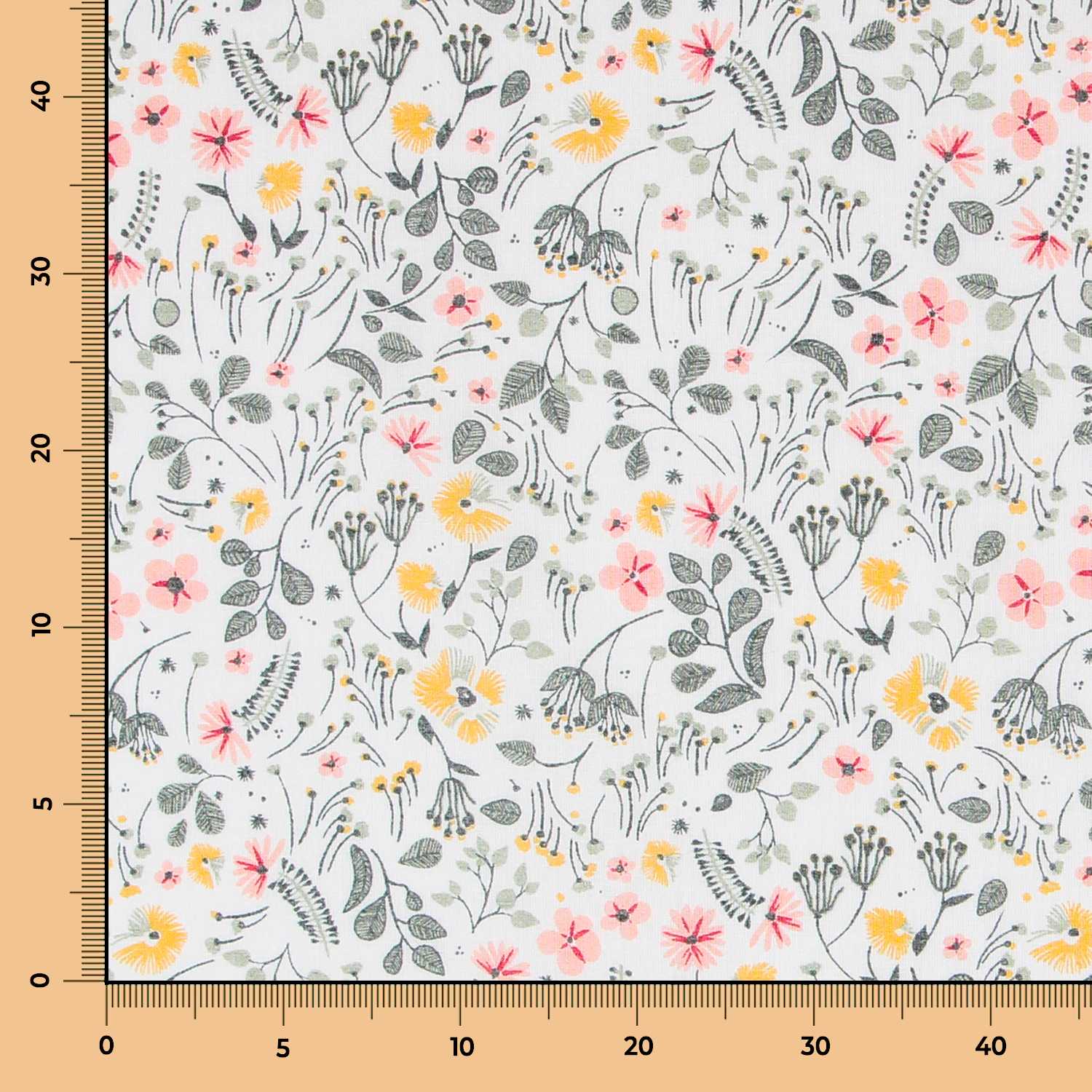 Voile Floral Grün - Ribes y Casals