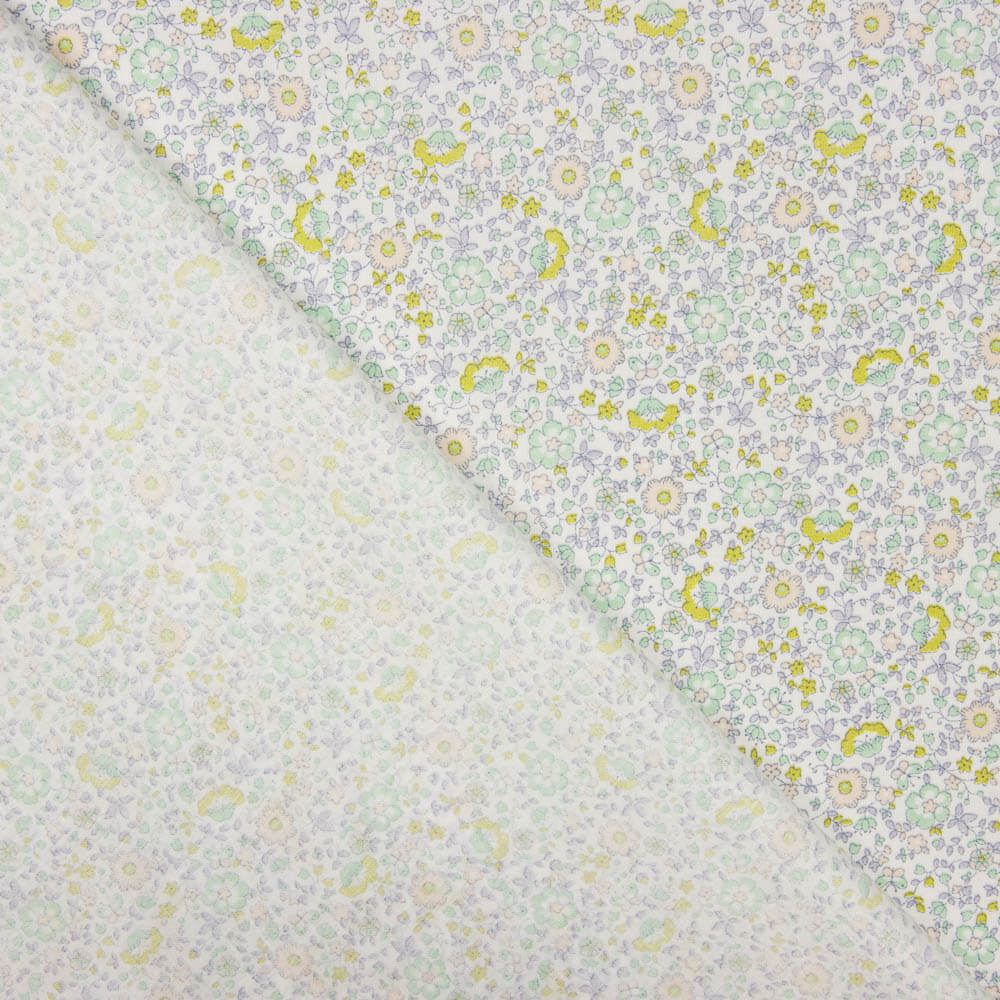 Voile Baumwolle Blumen Nansy - Ribes y Casals