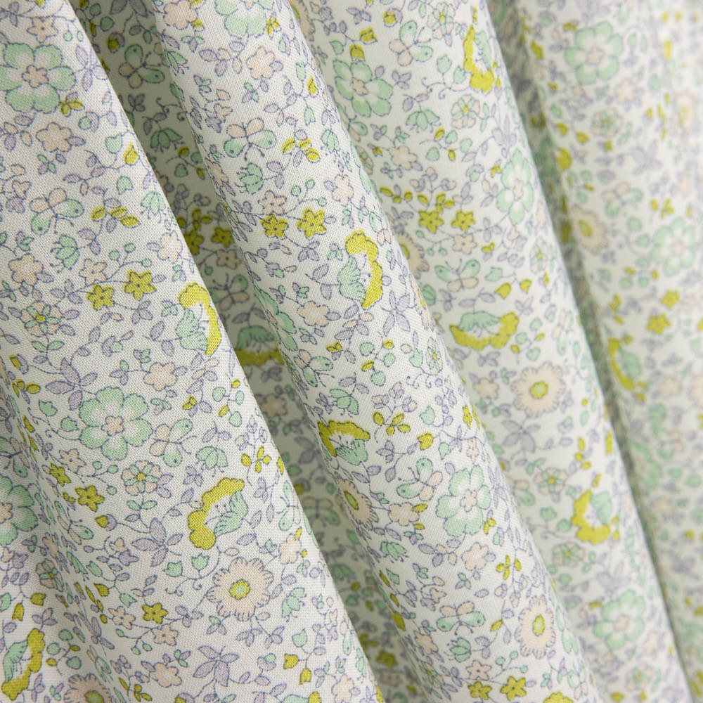 Voile Baumwolle Blumen Nansy - Ribes y Casals