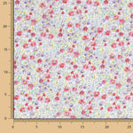 Voile Baumwolle Blumen Nimes Rot - Ribes y Casals