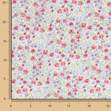 Voile Baumwolle Blumen Nimes Rot - Ribes y Casals