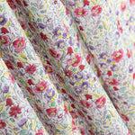 Voile Baumwolle Blumen Nimes Rot - Ribes y Casals