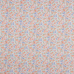 Voile Baumwolle Scharlachrot Orange Blumen - Ribes y Casals