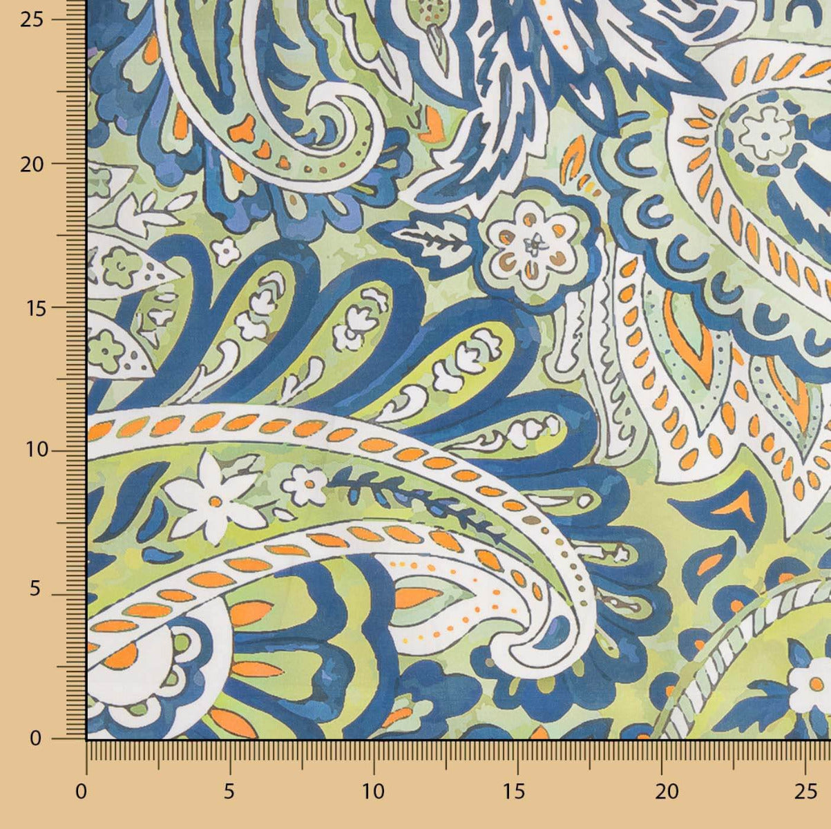Voile Baumwolle Supima Druck 01 - Ribes y Casals