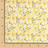 Voile Baumwolle Supima Print 02 Weiß - Ribes y Casals