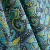 Voile Baumwolle Supima Print 03 Blau - Ribes y Casals