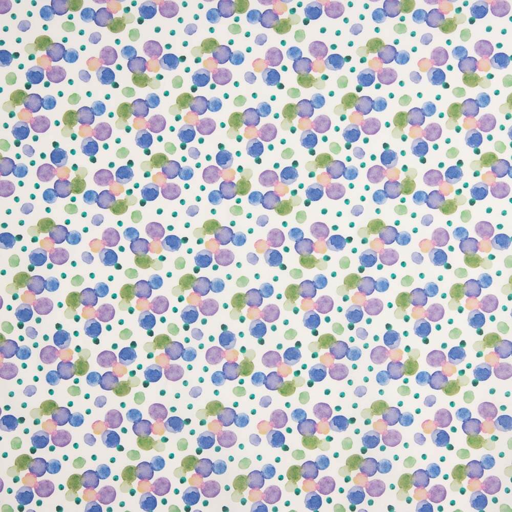 Voile Baumwolle Supima Print 05 Grün - Ribes y Casals