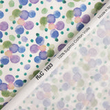 Voile Baumwolle Supima Print 05 Grün - Ribes y Casals
