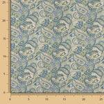 Voile Baumwolle Supima Druck 09 Blau - Ribes y Casals