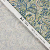 Voile Baumwolle Supima Druck 09 Blau - Ribes y Casals