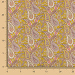 Voile Baumwolle Supima Druck 09 Senf - Ribes y Casals