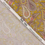 Voile Baumwolle Supima Druck 09 Senf - Ribes y Casals