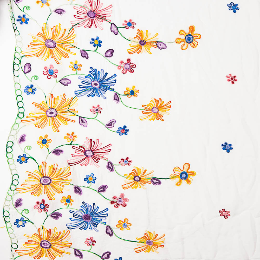 Voile Floral Stickerei - Ribes y Casals