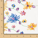 Voile Floral Stickerei - Ribes y Casals