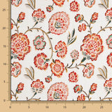 Voile Floral Print Weiß - Ribes y Casals