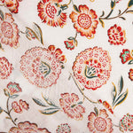 Voile Floral Print Weiß - Ribes y Casals