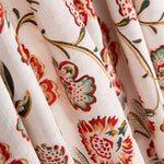 Voile Floral Print Weiß - Ribes y Casals