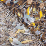 Voile mit blauen Blättern bedruckt - Ribes y Casals