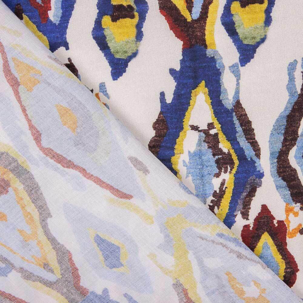Voile Viskose Augen Blau - Ribes y Casals