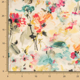 Voile Viskose Aquarell Blumen - Ribes y Casals