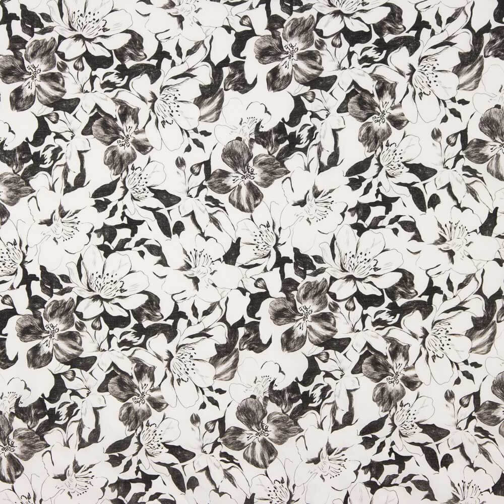 Voile Viskose Waikiki Schwarz - Ribes y Casals