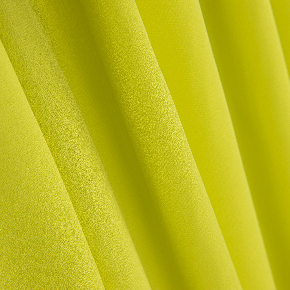Georgette Polyester lindgrün - Ribes y Casals