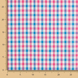 Blau Rosa Madras Quadrate - Ribes y Casals