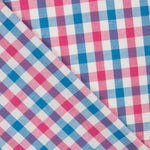 Blau Rosa Madras Quadrate - Ribes y Casals