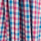 Blau Rosa Madras Quadrate - Ribes y Casals