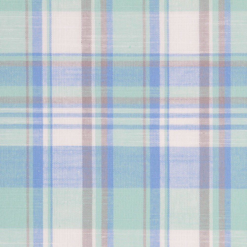 Blau-Grüne Madras-Quadrate - Ribes y Casals