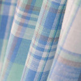 Blau-Grüne Madras-Quadrate - Ribes y Casals