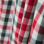 Blau Rot Madras Quadrate - Ribes y Casals