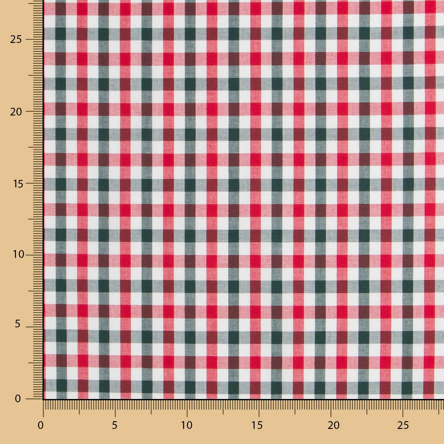 Blau Rot Madras Quadrate - Ribes y Casals