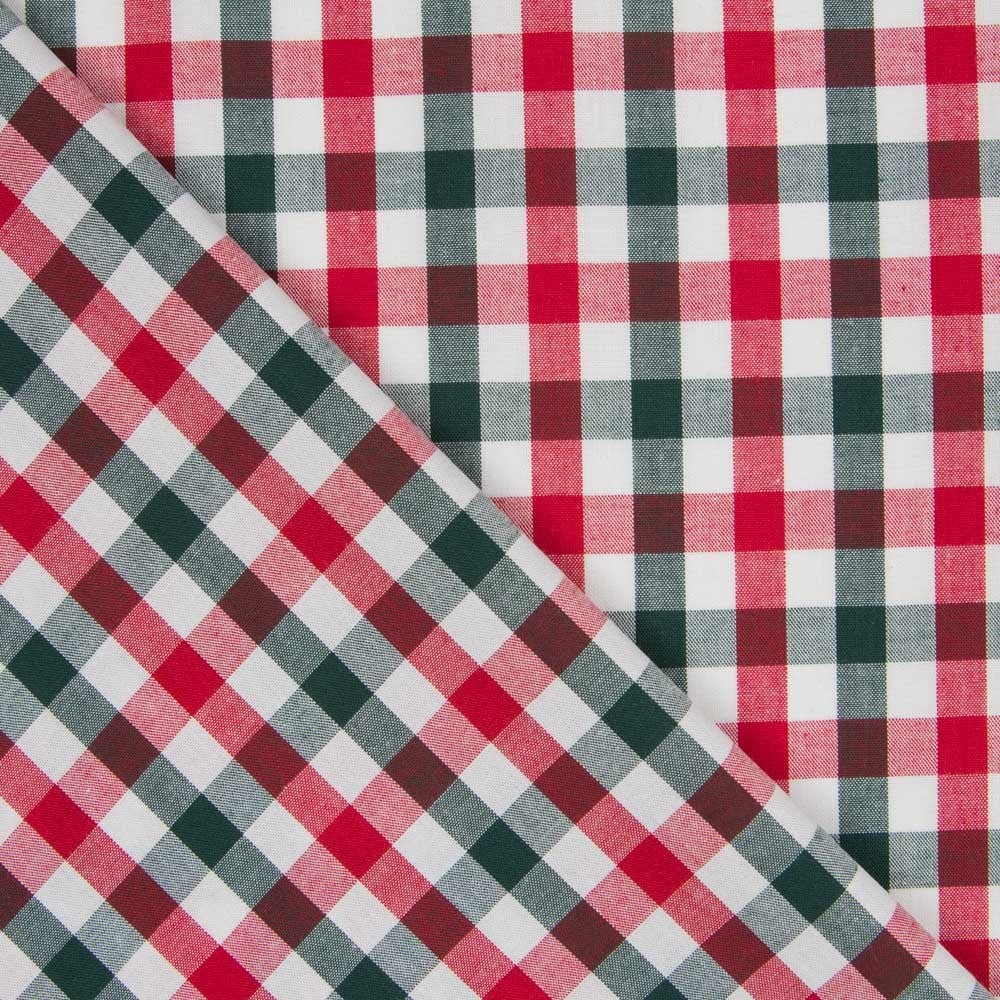 Blau Rot Madras Quadrate - Ribes y Casals