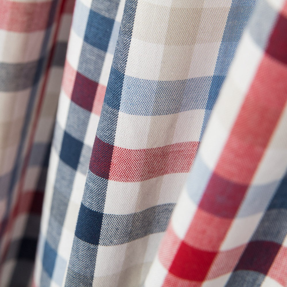 Schwarz Rot Madras Quadrate - Ribes y Casals