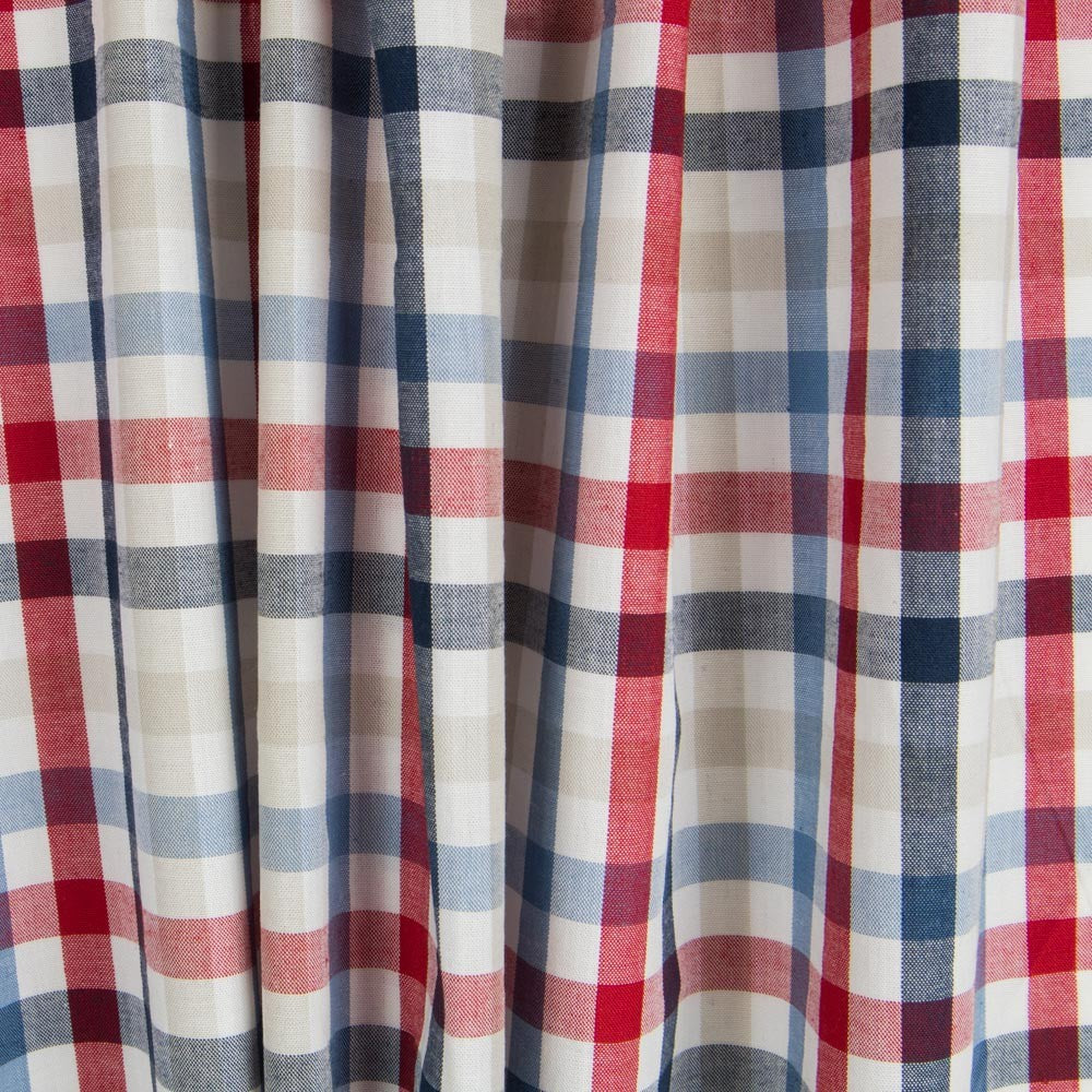 Schwarz Rot Madras Quadrate - Ribes y Casals