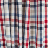 Schwarz Rot Madras Quadrate - Ribes y Casals