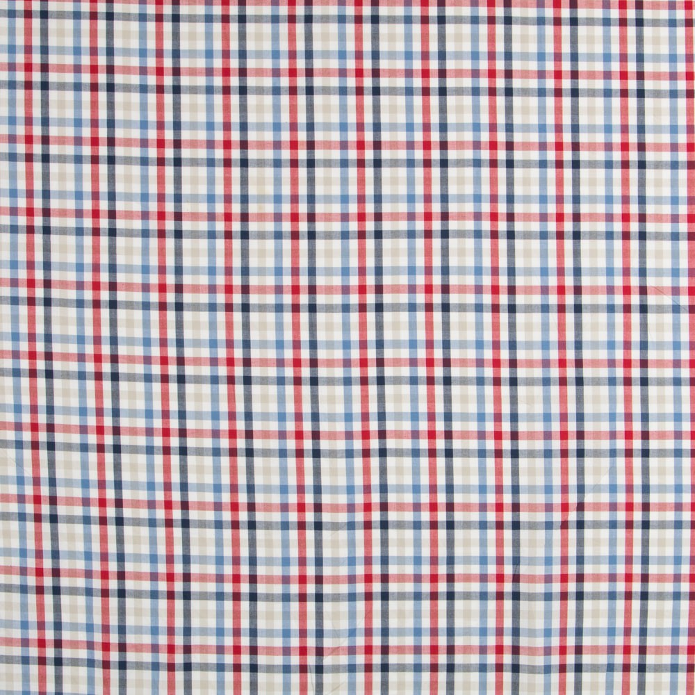 Schwarz Rot Madras Quadrate - Ribes y Casals